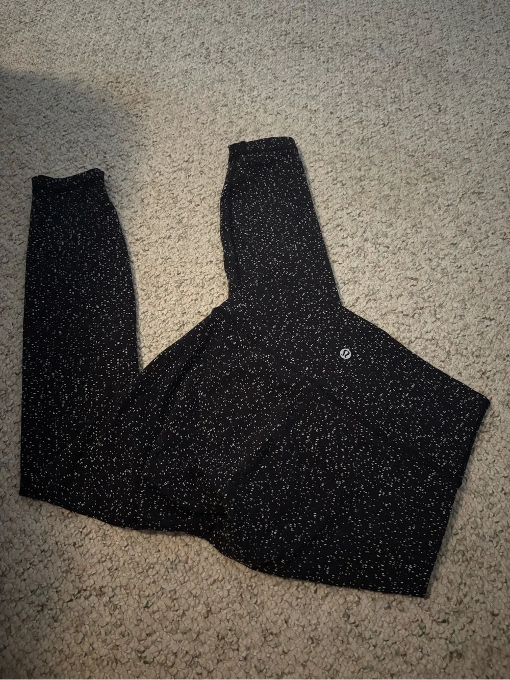 lululemon athletica Black Speckled Leggings
